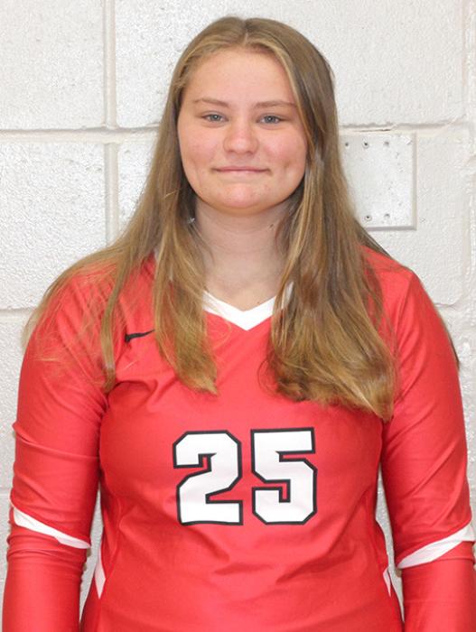 ASHLEY REINHARTZ #25 Parents: Bobbi &amp; Chris Reinhartz Year: 5’4” Sophomore Pos: RS