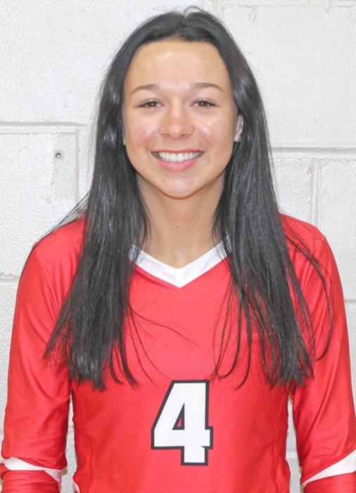 SAVANNAH SCHRADER #4 Parents: Kate &amp; Mike Schrader Year: 5’ 5” Junior Pos: DS