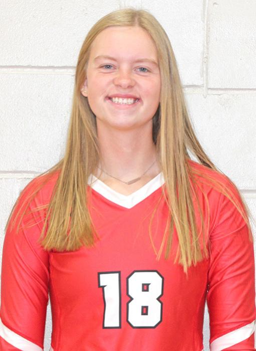 MYA DETERMAN #18 Parents: Amanda &amp; Jeff Determan Year: 6’ 0” Junior Pos: MH