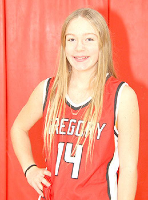 MYA WARNKE #14 Parents: Kayla Warnke Year: 7th Grade Position: 5’4” Forward/Guard