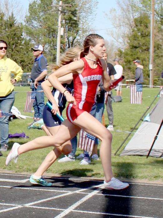 Junior Emma Thomas crushed a 36-year-old school record in the 800 meters by over three seconds at the SESD conference meet in Chamberlain on May 11.
