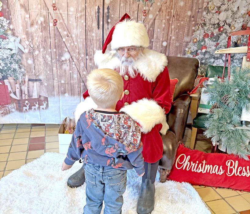 Santa was eager to hear all of this year’s Christmas wishes.