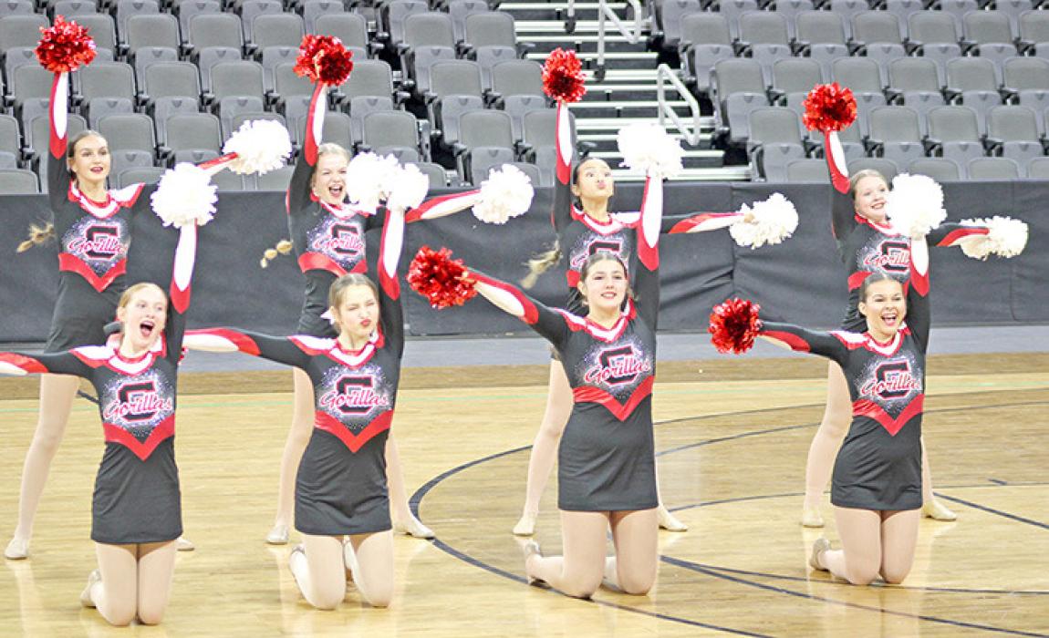Gregory’s Cheer and dance team