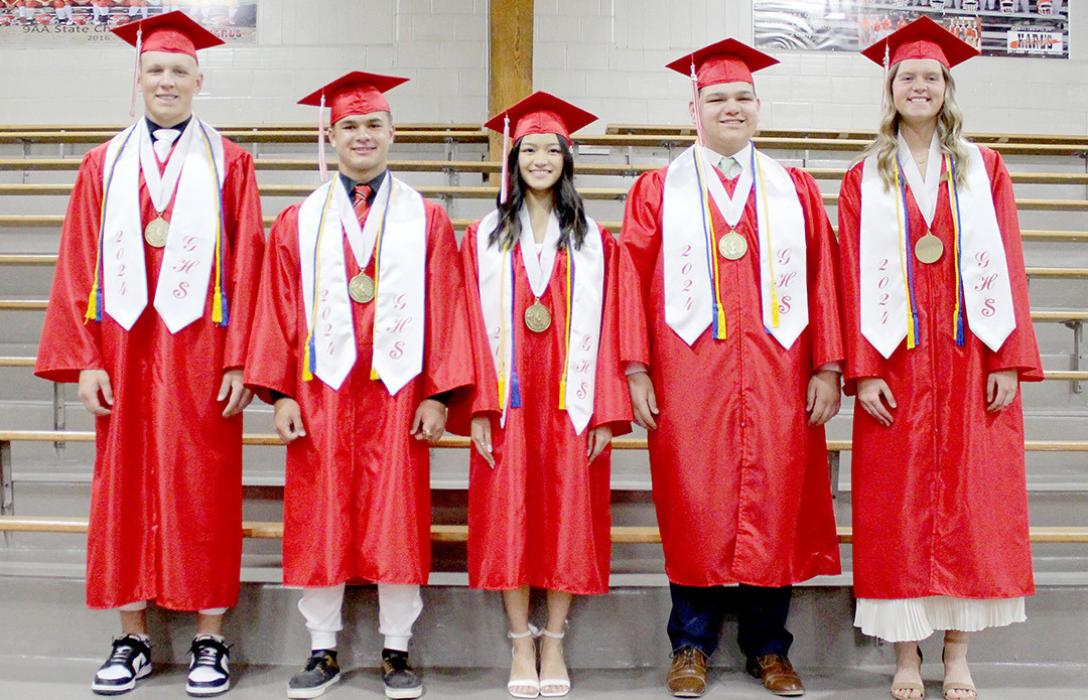 Twenty-four GHS graduates receive diplomas on Saturday, May 11