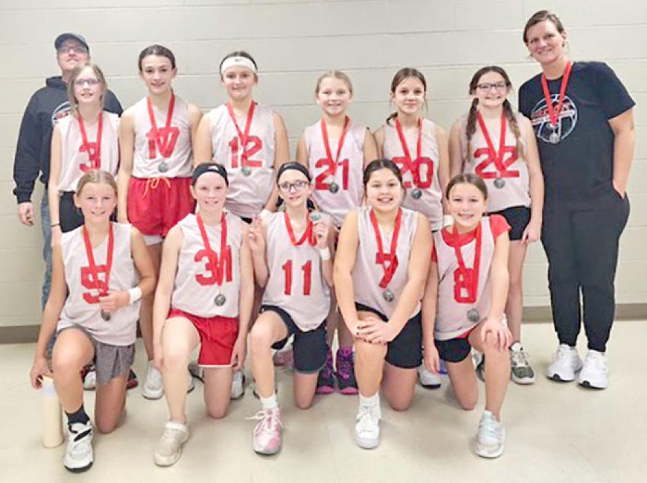 The fifth grade team from Gregory was the runner-up in the Gregory tournament.