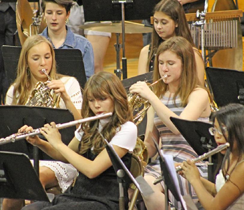 Gregory Middle School students perform for spring concert