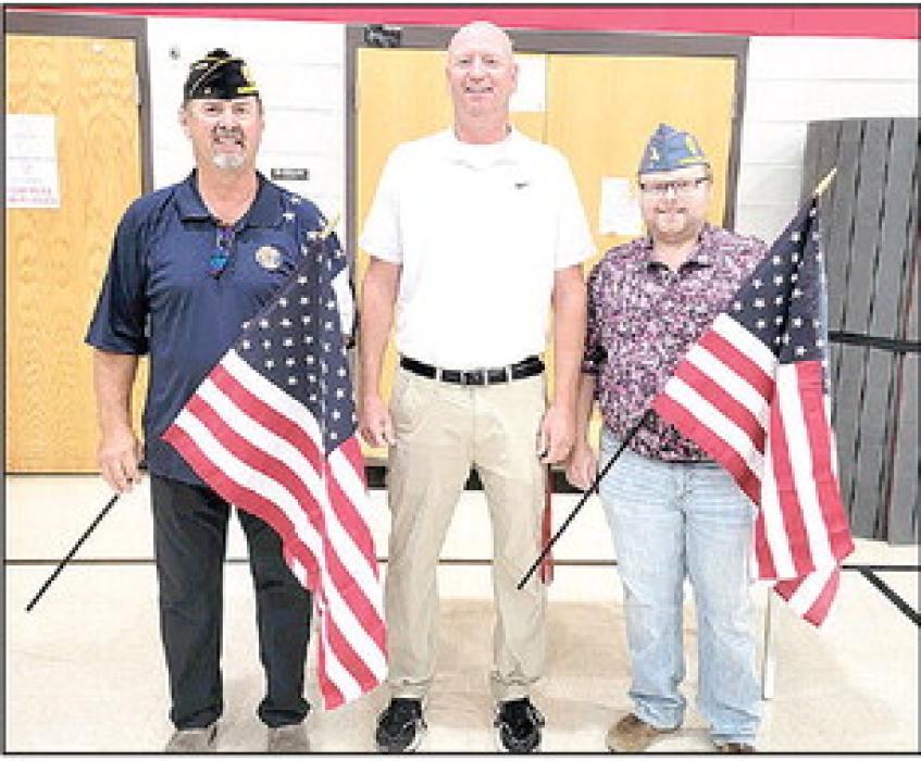 S.A.L. donates new flags to Gregory School District