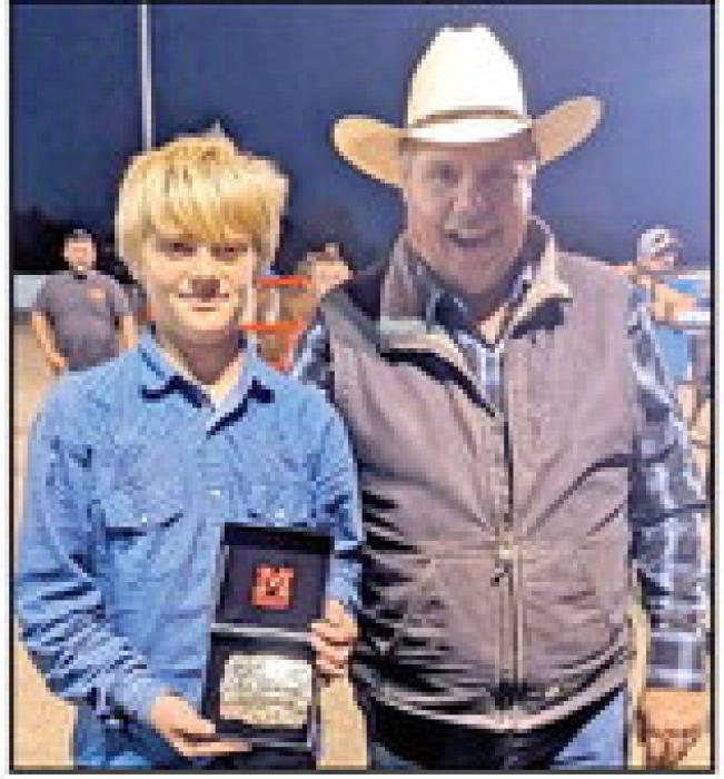 Mason Miller (l) won the 9-13 age division. 2nd place went to Jake Fischer, 3rd place to Marisa Fischer, and 4th place Emerson Swan.