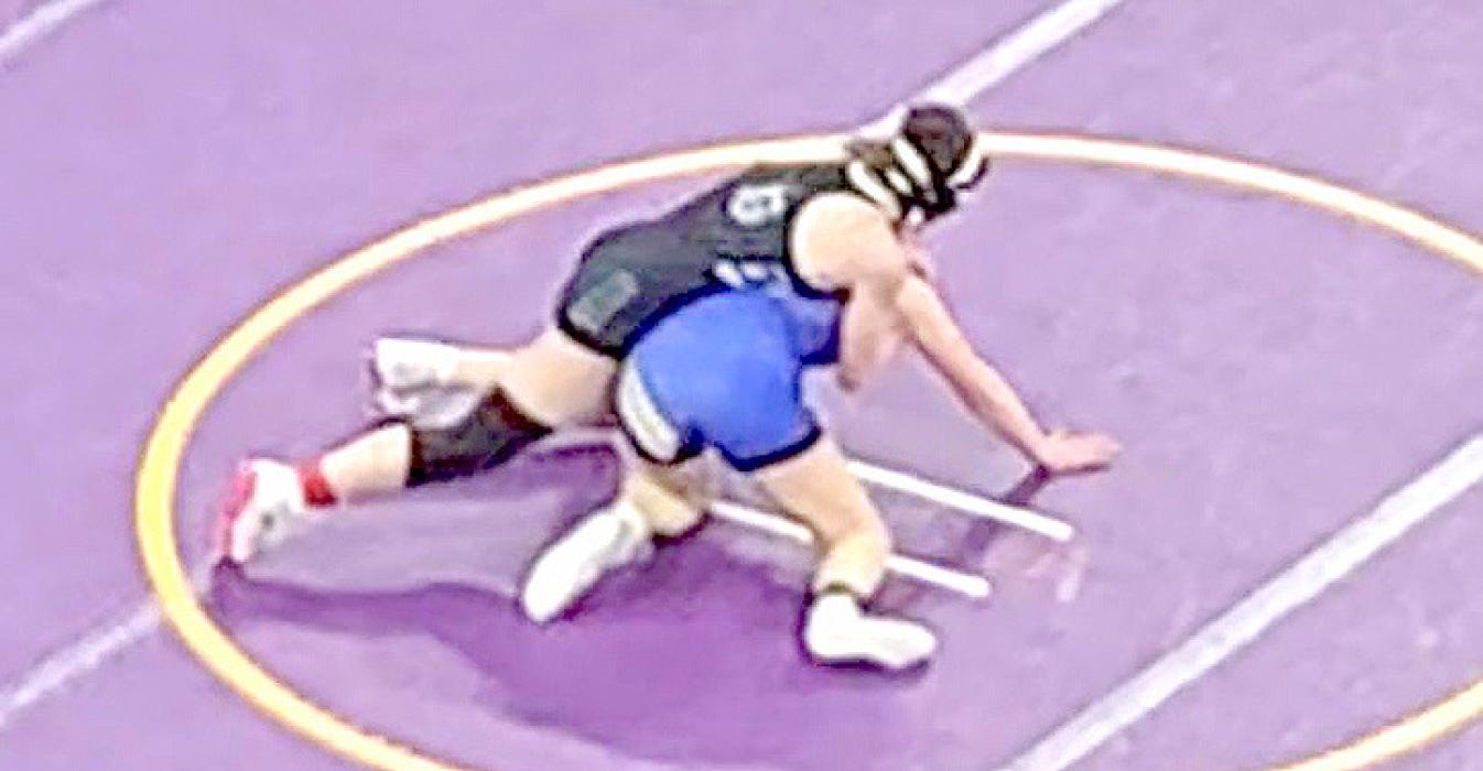 Daytona Paris competed in the state tournament in her first year of wrestling and the first year B/G Storm had a girls team. (Photo by Ashtin Higgins)