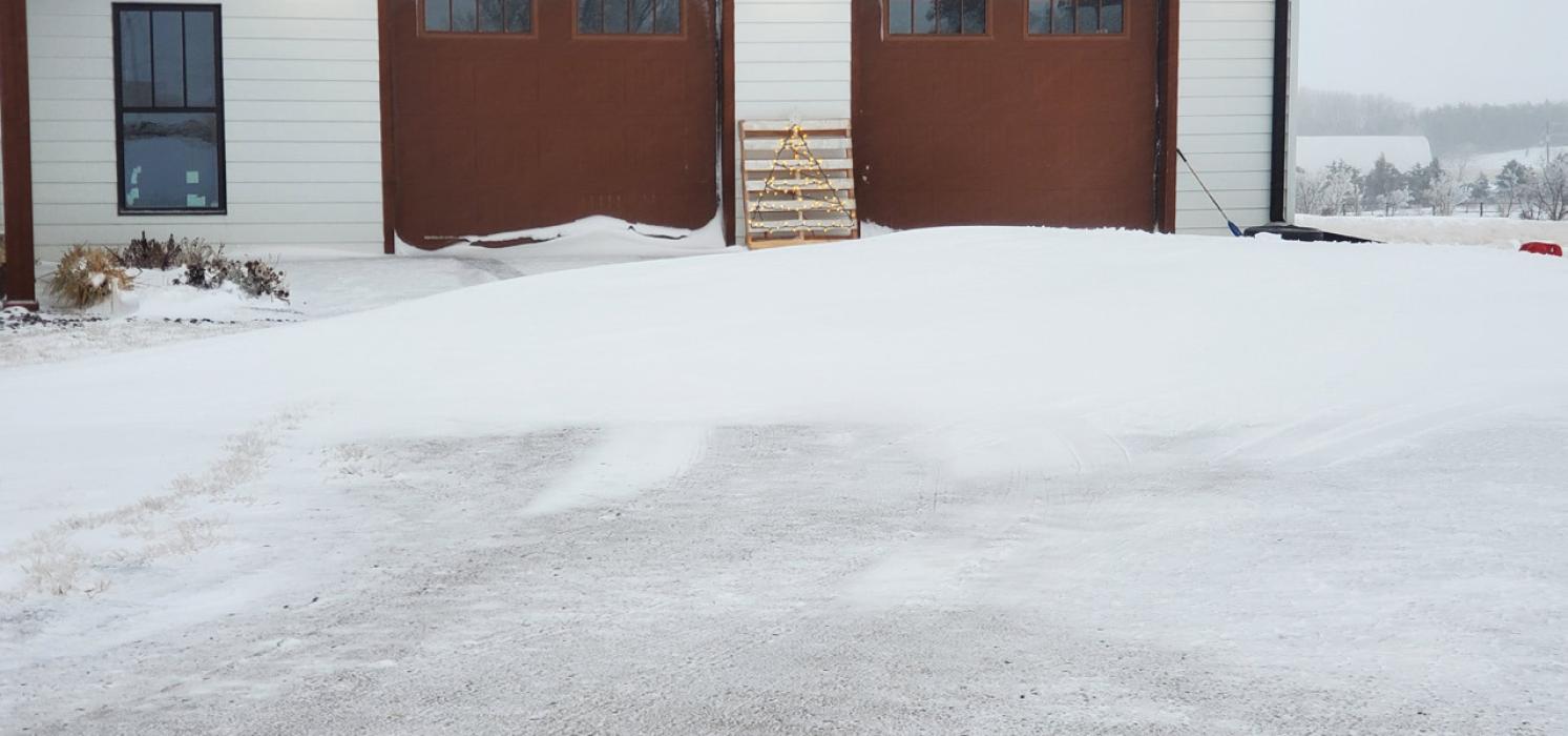 First snow storm of the season
