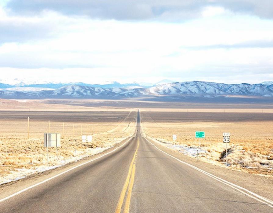 “The Loneliest Road in America” cuts across central Utah, running through only three towns in a 409-mile stretch.