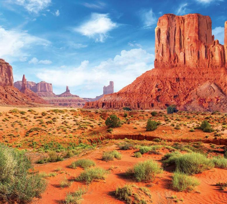 Monument Valley is a familiar sight for movie watchers, having been the location for many westerns and other genres.