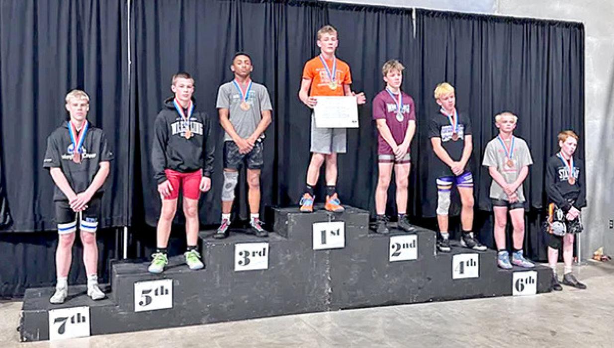 Eli Ekroth brings home first place from State AAU Wrestling Tourney, 11 others medal