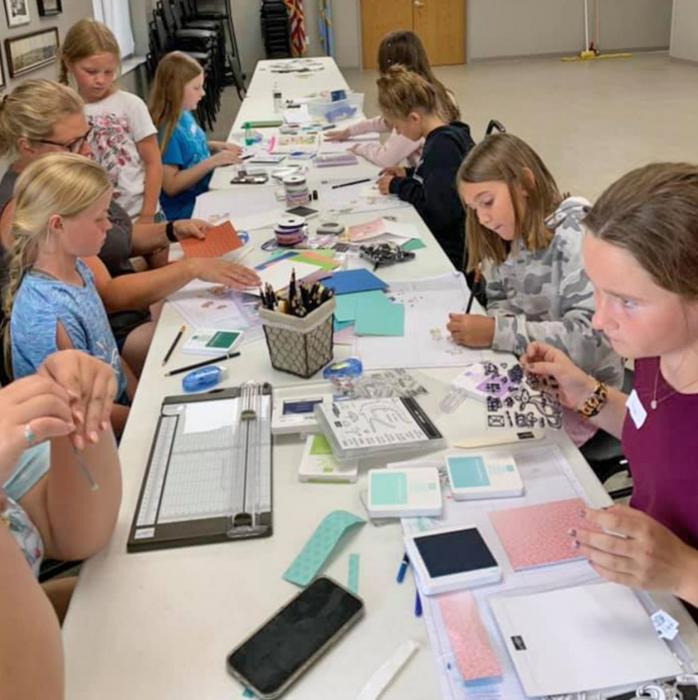 Greeting card workshop was a great success