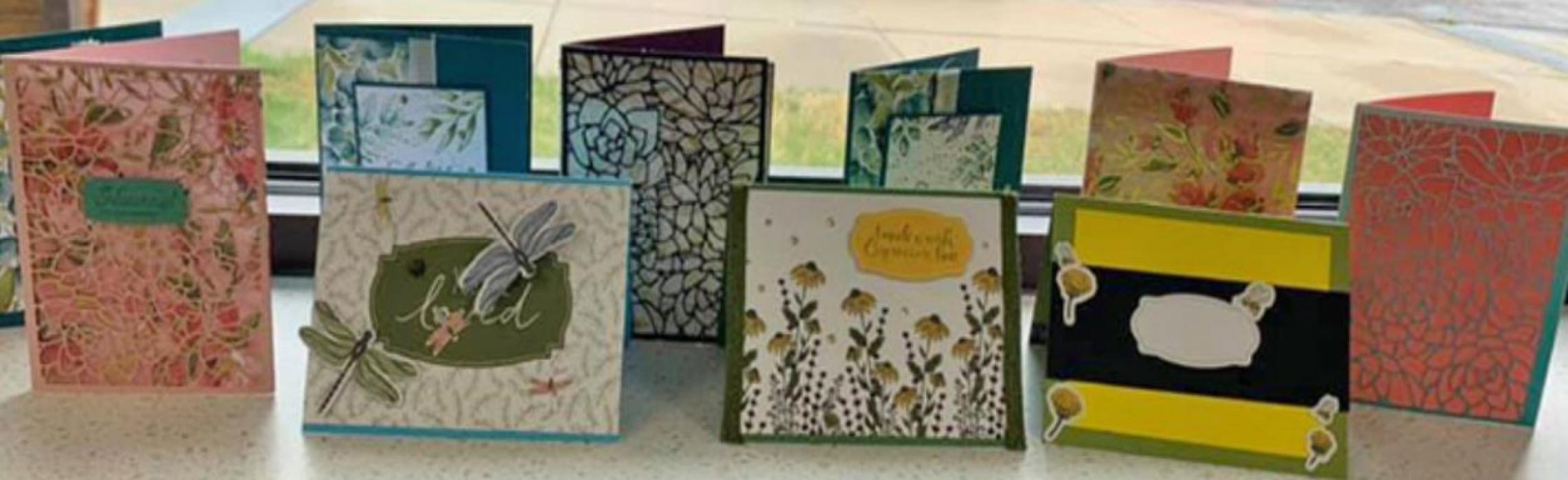 Greeting card workshop was a great success