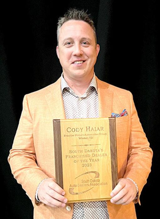 Cody Haiar is one of a select group of 49 dealer nominees from across the country who will be honored at the 107th annual National Automobile Dealers Association (NADA) Show in Las Vegas, NV, on February 3, 2024.