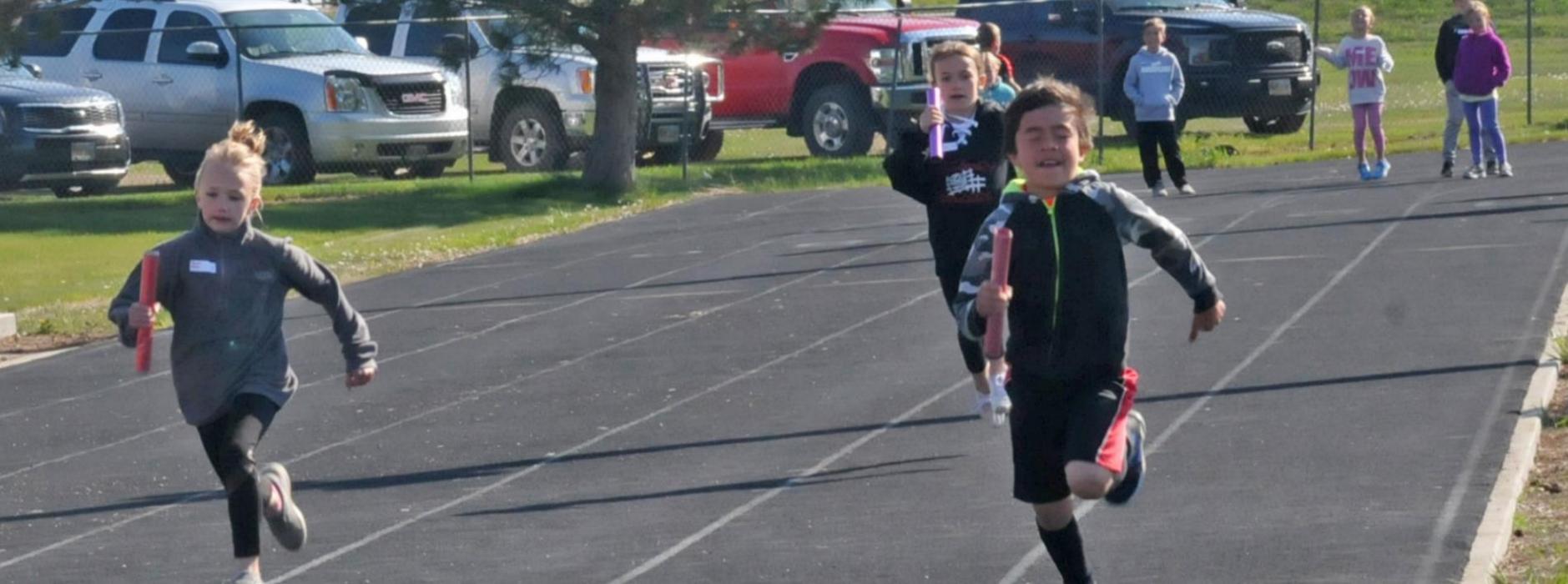 Elementary students participate in track and field day on May 12