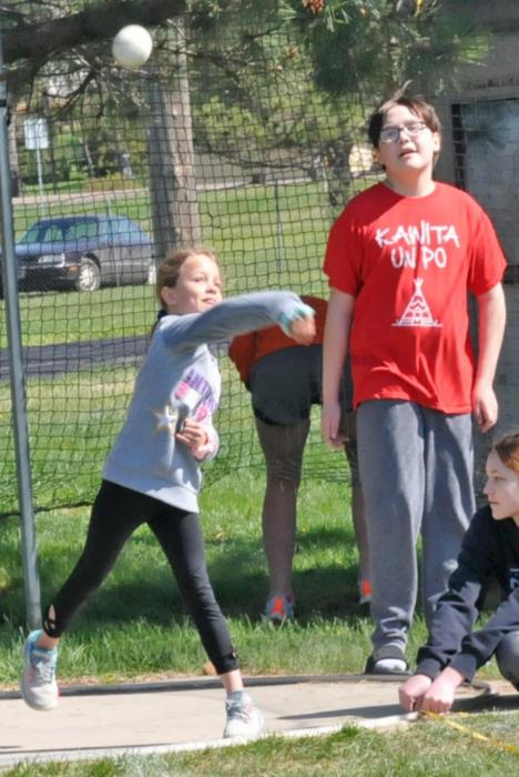 Elementary students participate in track and field day on May 12