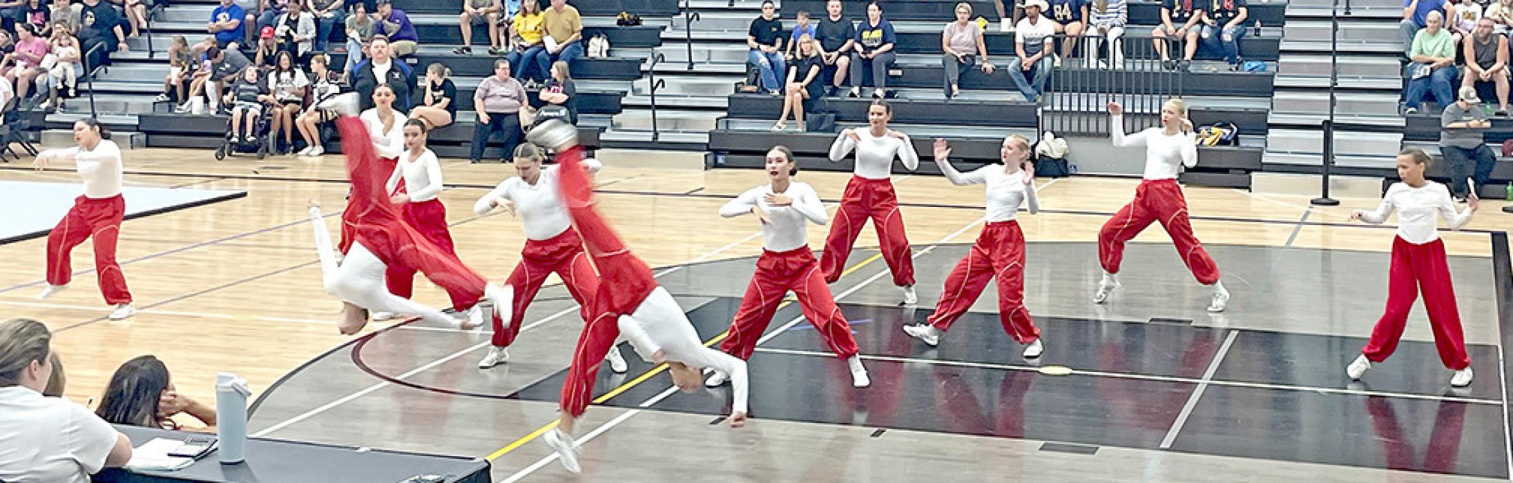 Dance team impresses judges with fun programs