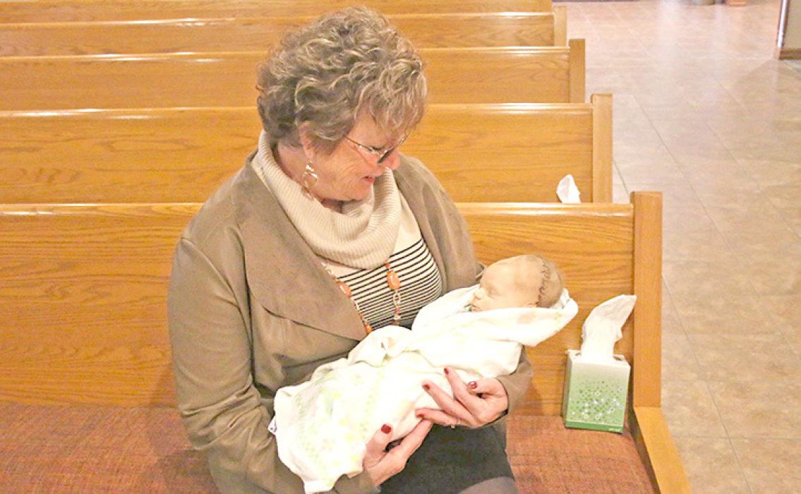 Baby Brian shows no signs of decay as his mother holds him 37 years after his death. Even his autopsy incision looks fresh. His blanket and clothing are also perfectly preserved.