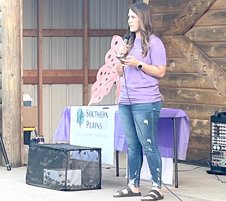 (Photo by Penny Heenan) Brittany Atteberry was the featured speaker for the program.