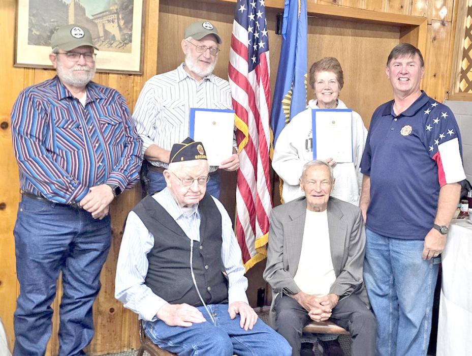 Gregory American Legion recognizes members