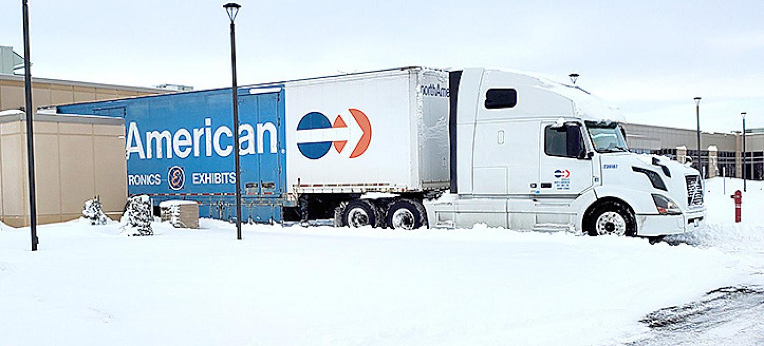 Avera Gregory contracted with North American Van Lines to efficiently move boxes and carts.