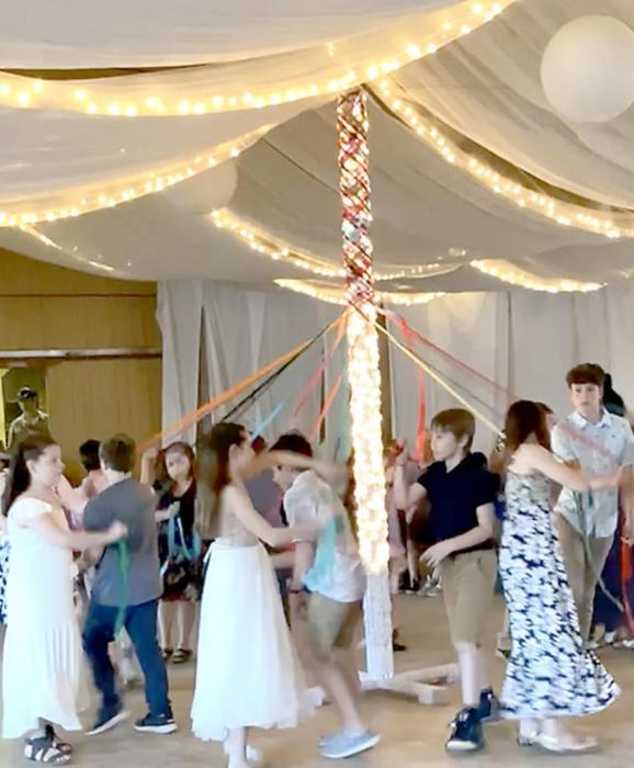 Maypole wrapped for the 105th year
