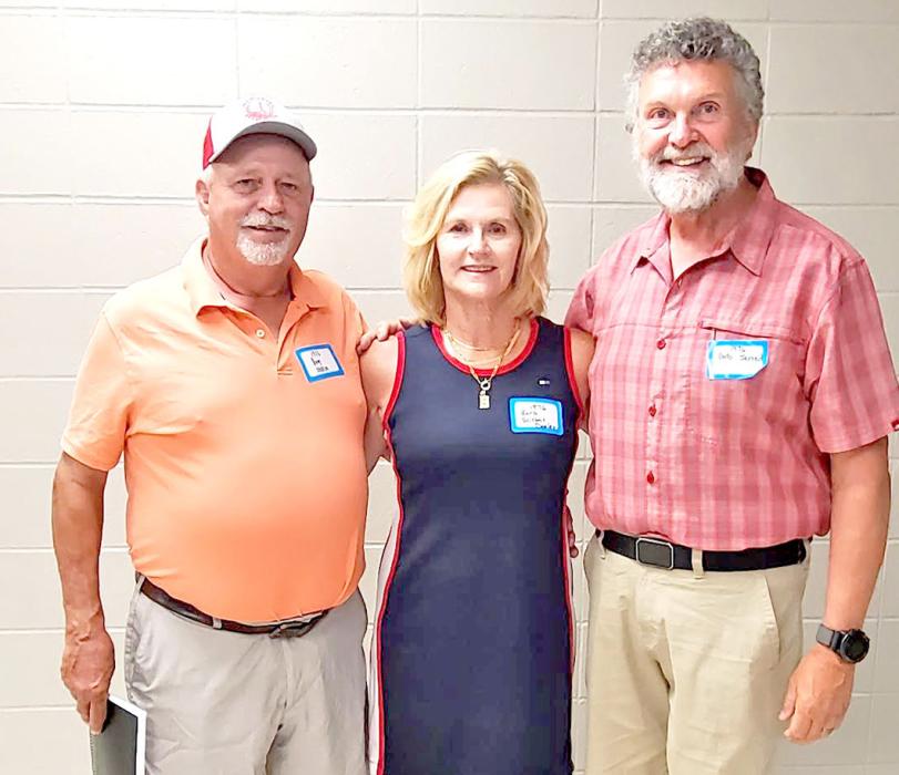 Class of 1976, l to r: Doug Steffen, Barb (Scissons) Dooley, and Bob Jerred.