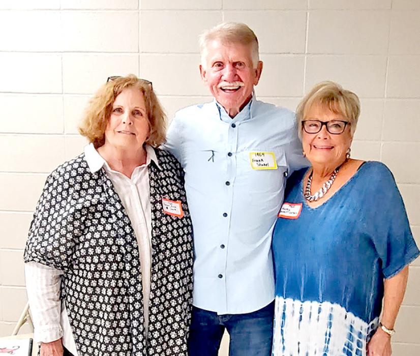 Class of 1964, l to r: Jean Anne Dale, Frank Stukel, and Kathy (Jewell) Larsen
