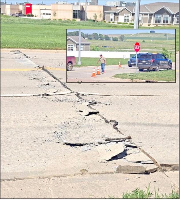 Temperatures in Gregory on June 20, 2025, were over 100 degrees causing Highway 18 to buckle across all four lanes in front of Kotrba-Smith Funeral Home. Cara Hull commented that the event shook her office chair. Multiple road buckles were reported from across the state.