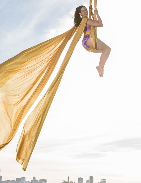 Meredith McMurray, owner of Dangling Dance, has been performing and training aerial acrobatics for 12 years. (Submitted photo)