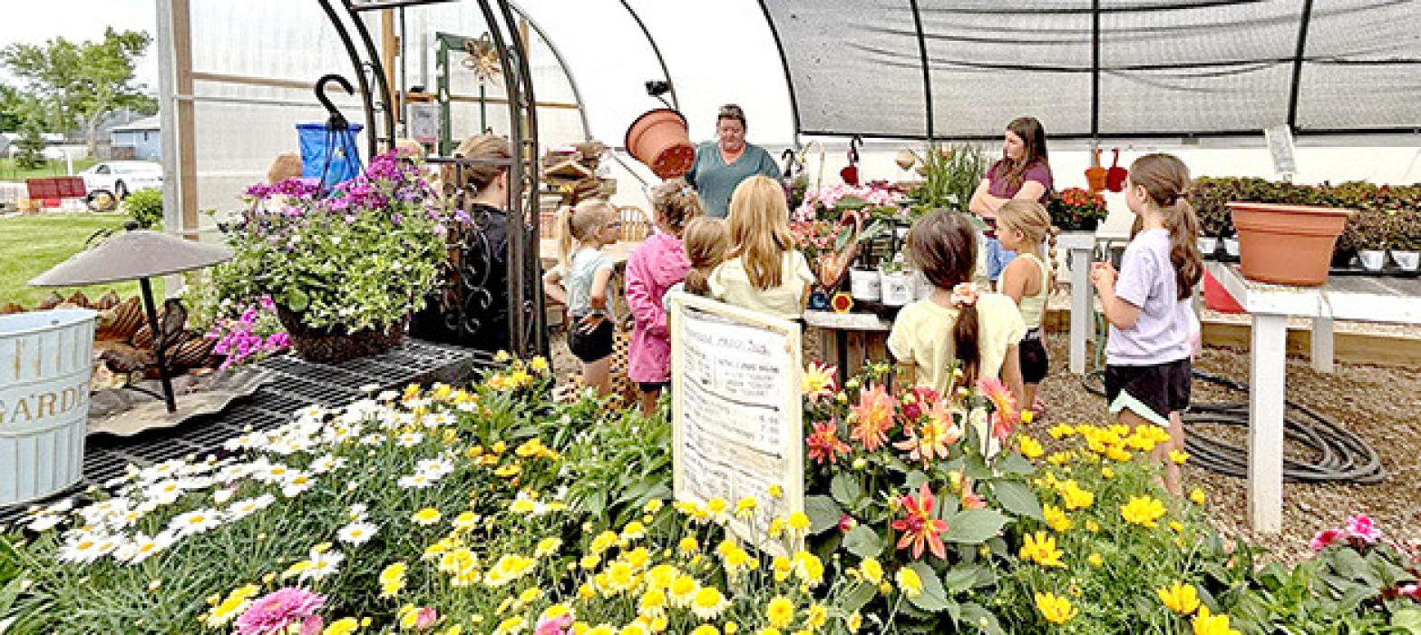 A horticulture workshop was held at Bouquets &amp; Brushstrokes in Burke, SD.