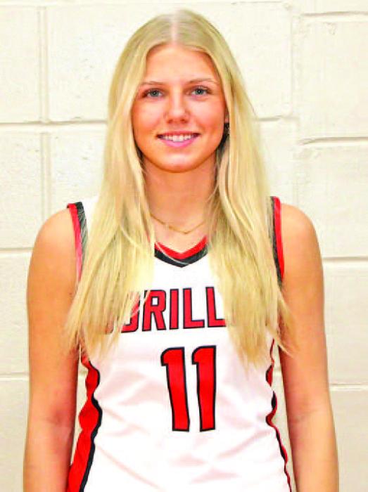 ASHLYN VOSIKA #11 Parents: Echo McSweeney &amp; Justin Vosika Year: Senior Position: 5’ 4” Guard