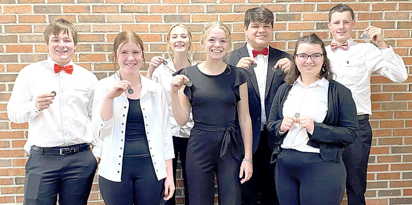 These students are heading to Mitchell on Friday to compete in the state oral interpretation festival.