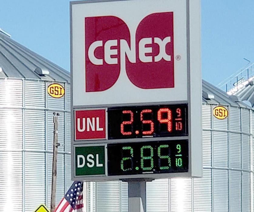 Gas prices saw significant increases during the year, at one point rising several cents per day.