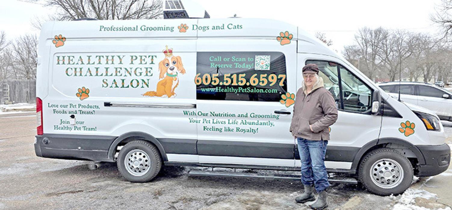 The Healthy Pet Challenge Salon is a spa on wheels that can come to your door to service your pets.