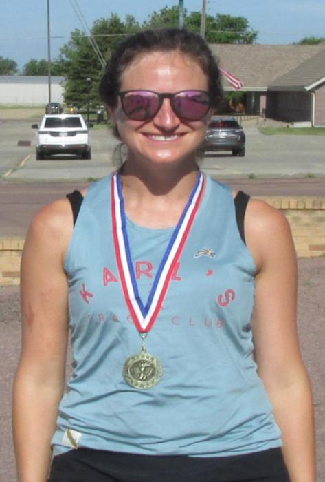 Abby Mock, 10 K, women over 30 - 1st