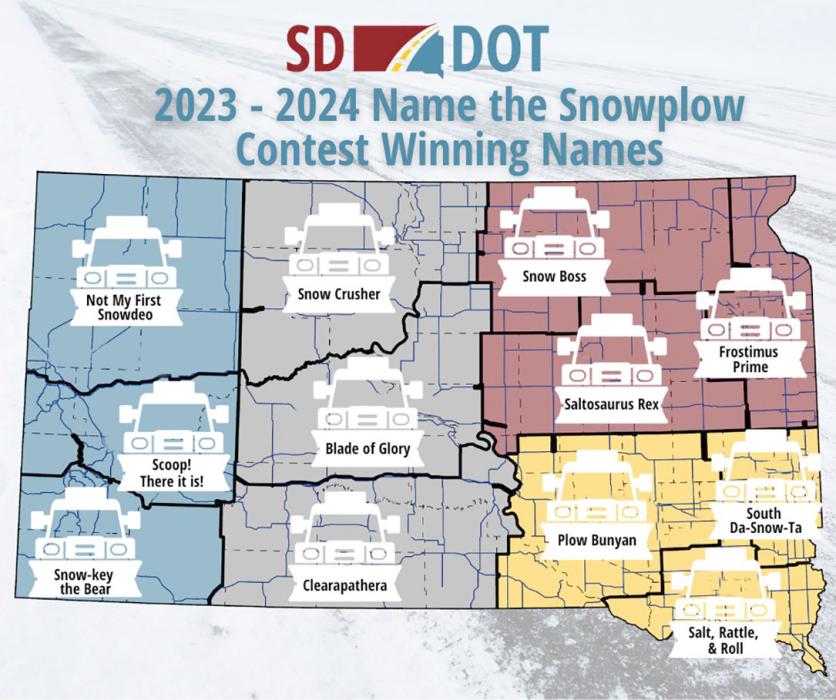“Snow Boss” and other creative entries win SDDOT Snowplow Naming Contest