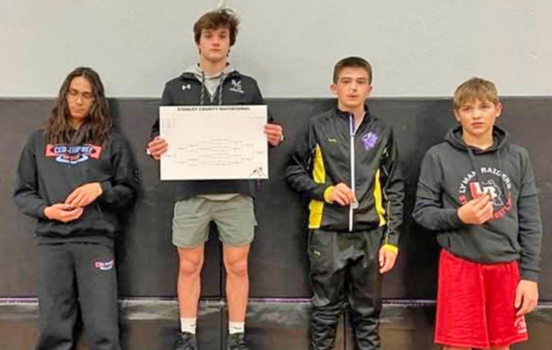 Own Hansen was one of the five Burke/Gregory champions as the team earned first place in the St. County Invitational last Saturday.
