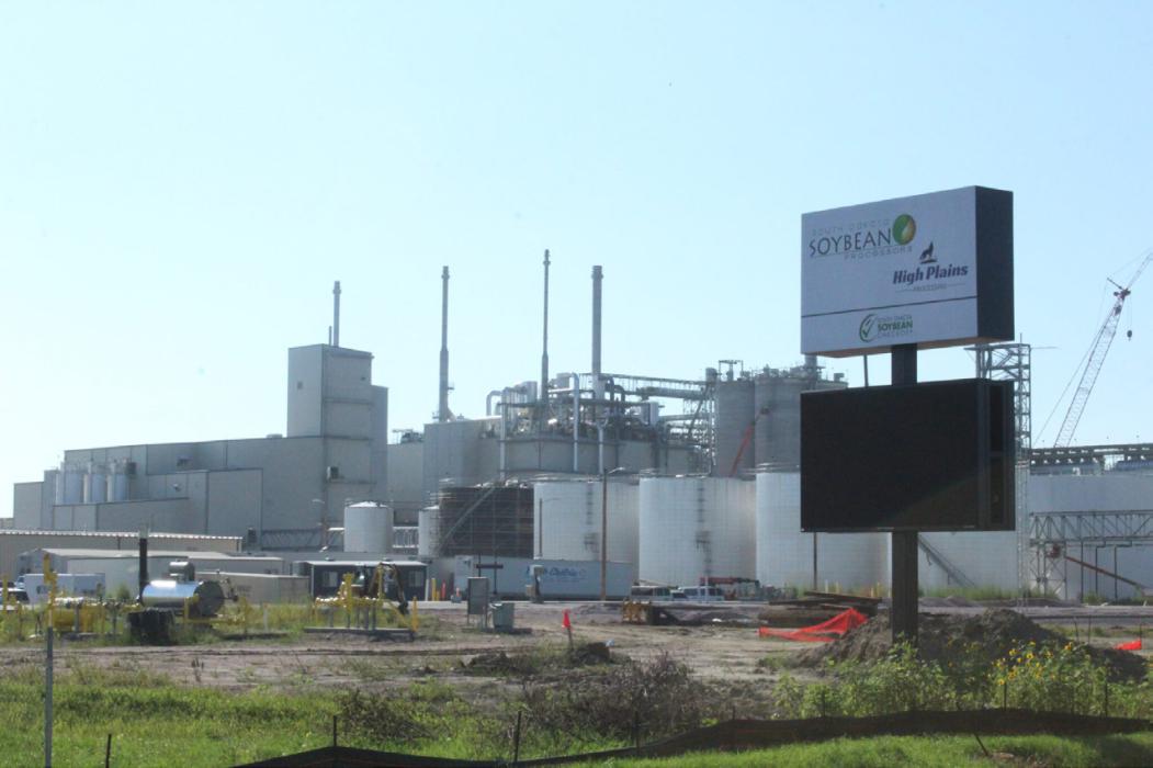 The High Plains Processing plant is expected to open in mid-October south of Mitchell. (Photo courtesy of Janelle Atyeo)