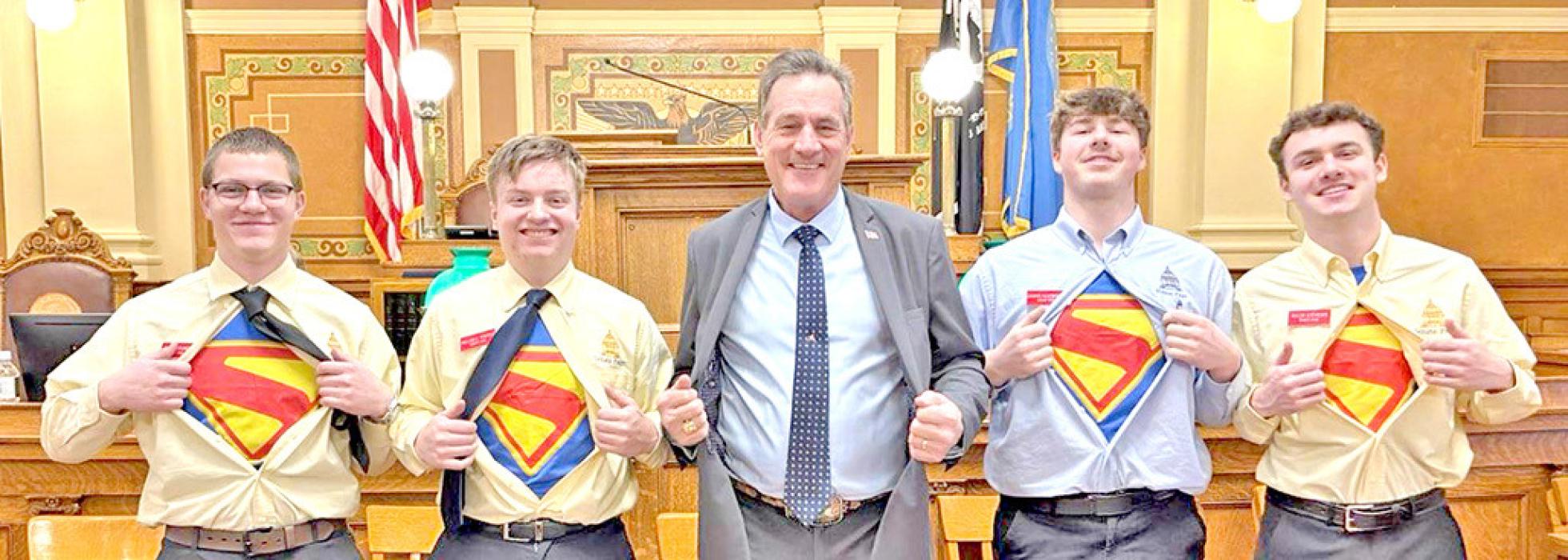 Stevicks witnesses legislative drama during his second time as page