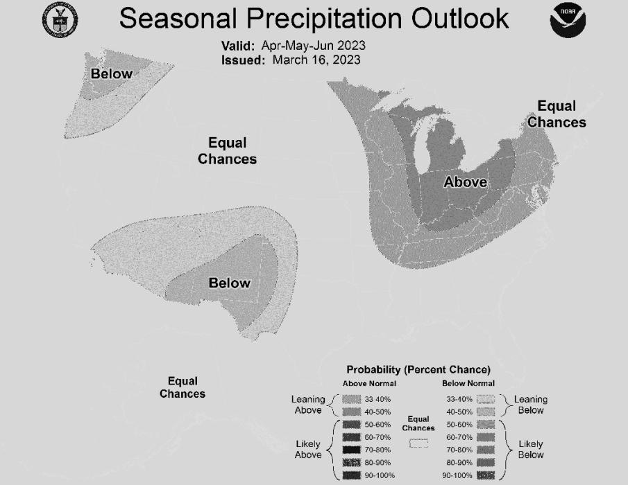 Not too wet. Not too dry. That is NOAA’s prediction for the next three months in Gregory County.