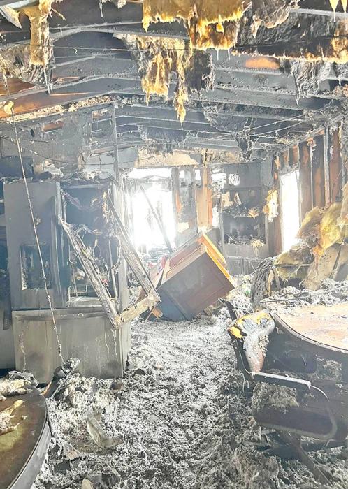 Fire at Vosika home results in total loss