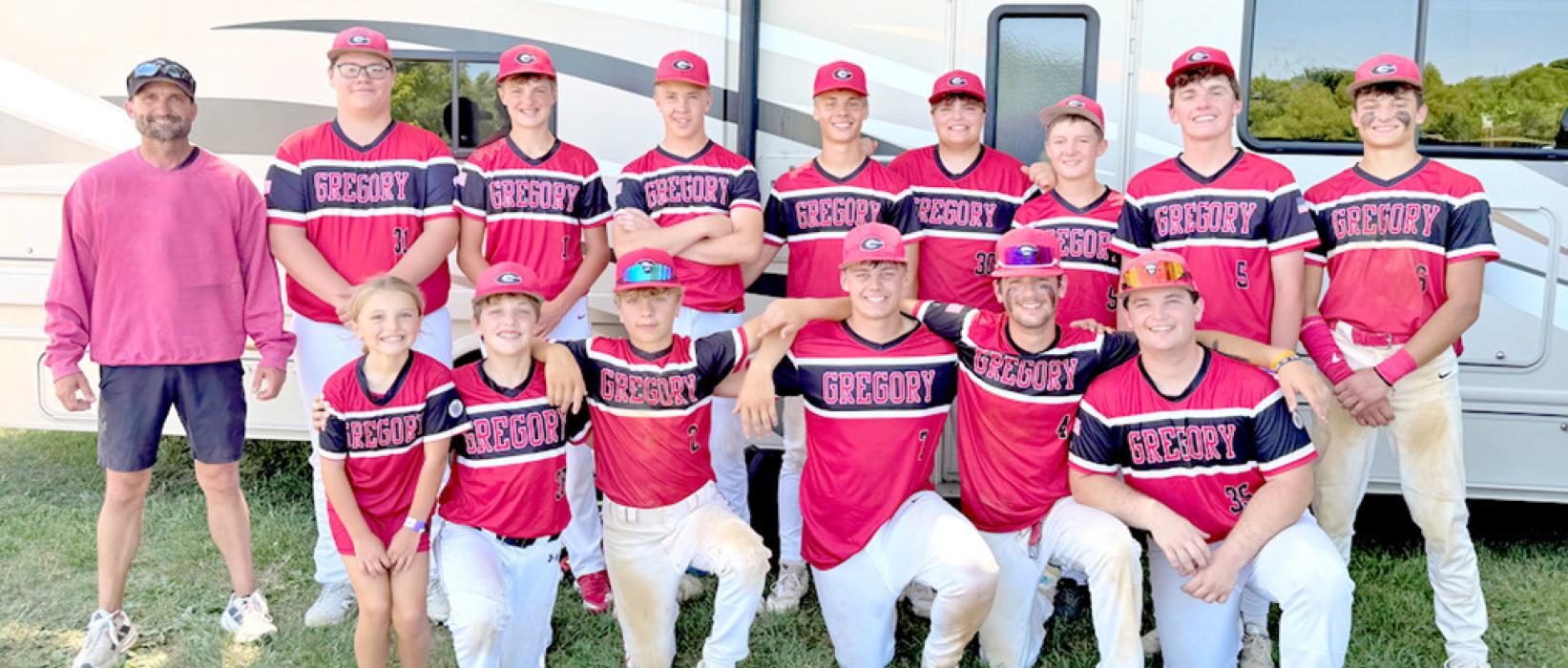 The 2026 Teeners are, back row, l to r: Coach Jason Frasch, Austin Vosika, Parker Frasch, Wyatt Beck, Lincoln Juracek, Andy Simpson, AJ Lutt, Jacob Klein, and Aiden Frasch; front row, l to r: Finley Frasch, Otto Reber, Gabe Ekroth, Dylan Fiebelkorn, Cash Hemming, and Hudson Fuhrer. Not pictured: Ryggan Lambley, Landon Keiser, Carter Baumgartner, Colt Keiser, David Biggins, and Jayder Schonebaum.
