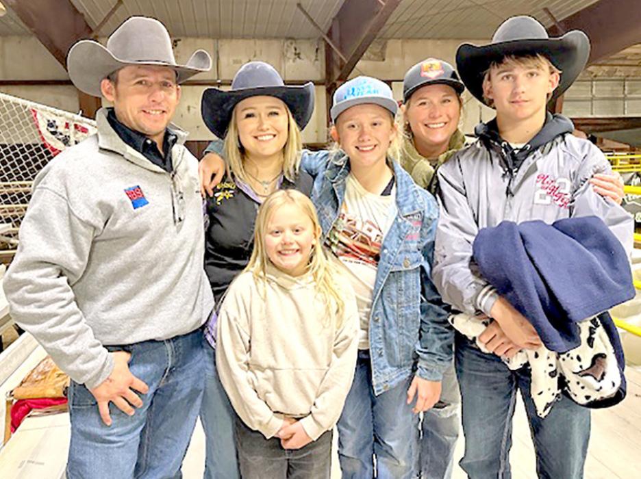 The Weborg Family ~ Tony, Kate, Lou (front), Mesa, Meg, and Taos.