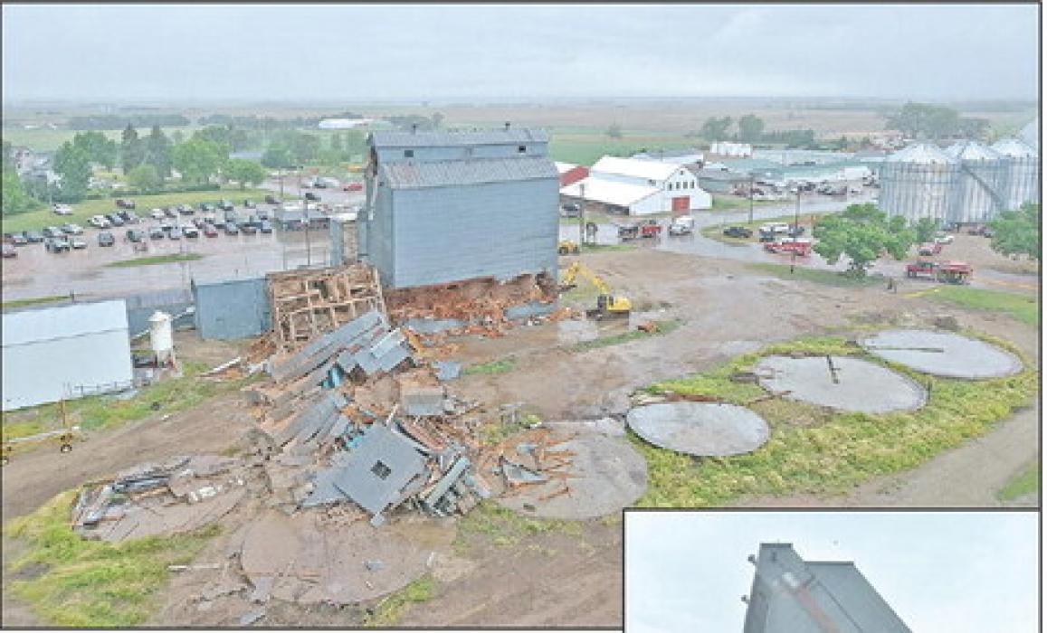 Gregory Elevator demolition aftermath