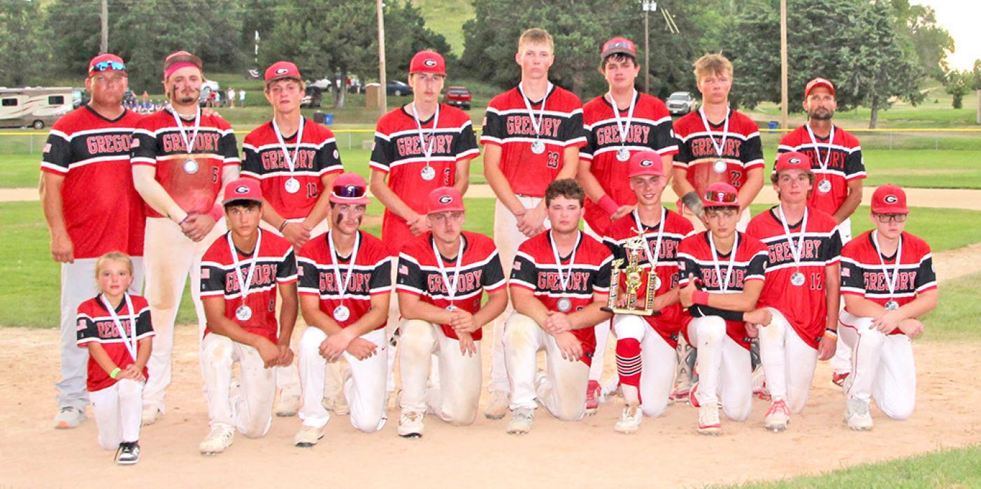 The Gregory Teeners placed second after a hard-fought game that went into an extra inning on Sunday, July 27, 2025.