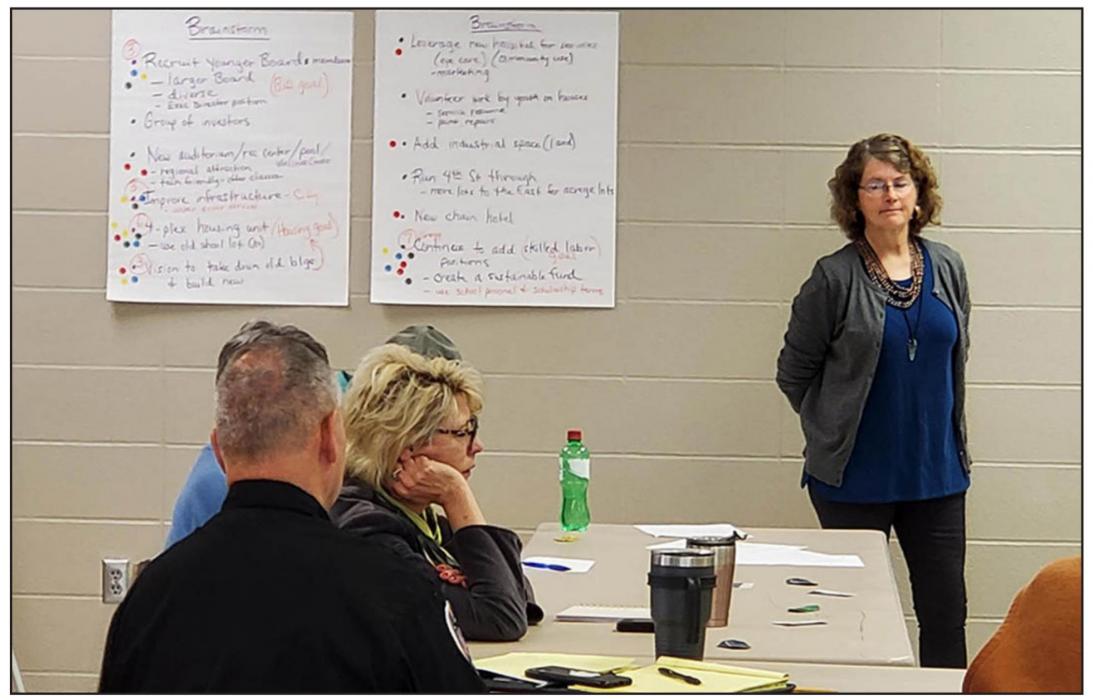 The Business and Industrial Development Group held a strategic planning session last March to formulate a mission statement and prioritize goals for the next 3-5 years.
