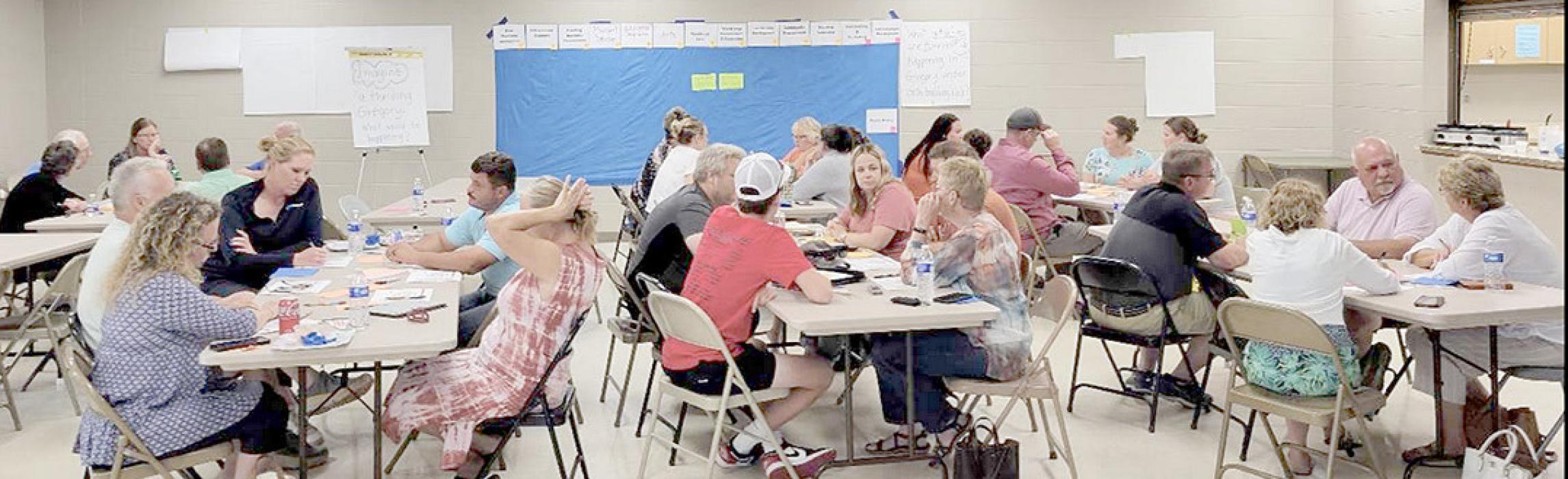 Leaders from various community entities attended a community coaching session by Dakota Resources. (Photo from Dakota Resources)